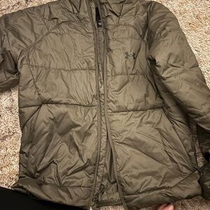 Under Armour Khaki Puffer Jacket
